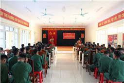 Trung đoàn 852 rút kinh nghiệm xây dựng đơn vị điểm năm 2024